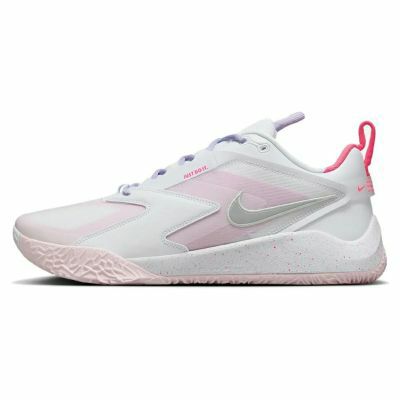 Nike バレーボールシューズ ホワイト/レッド　未入荷モデル nikeバレーボールシューズズーム ハイパースピード コート