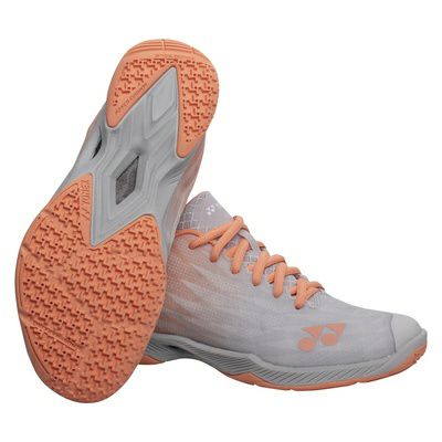 YONEX AERUS バドミントンシューズ グレー/オレンジ YONEX AERUS バドミントンシューズ グレー/オレンジ YONEX AERUS
