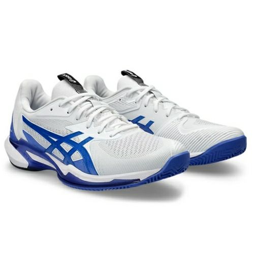 アシックス ソリューション スピード FF 3 クレーコート用 ホワイト ツナブルー 2024