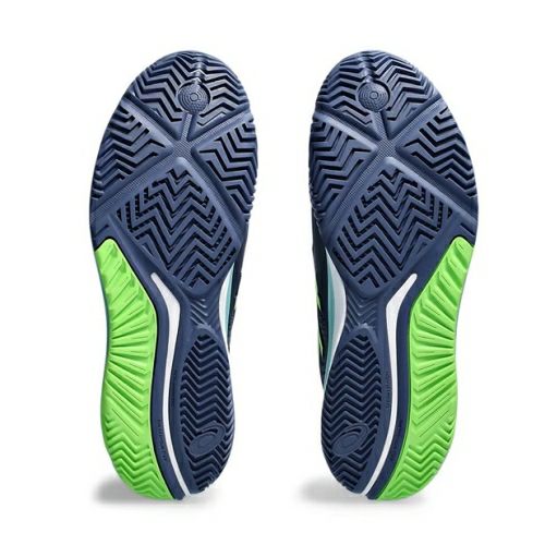 アシックス ゲルレゾリューション 9 パデル サンダーブルー エレクトリックライム 2024