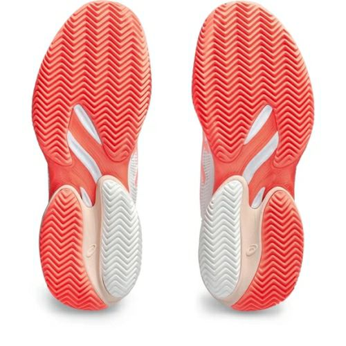 アシックス コート FF 3 クレーコート用 ホワイト サンコーラル レディース 2024