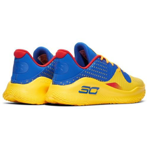 アンダーアーマー カリー 4 Low フロートロ ブルー イエロー 2024