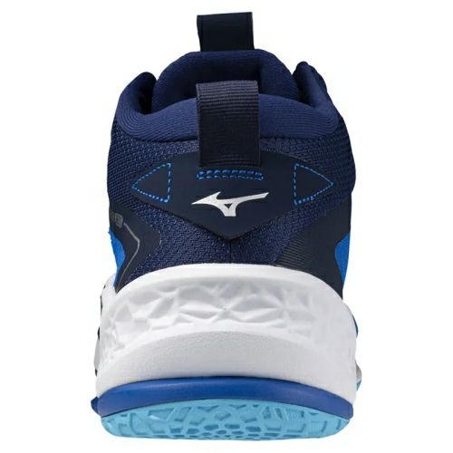 ミズノ ウエーブ ステルス ネオ 2 ミッドカット ムゲンブルー ホワイト 2024