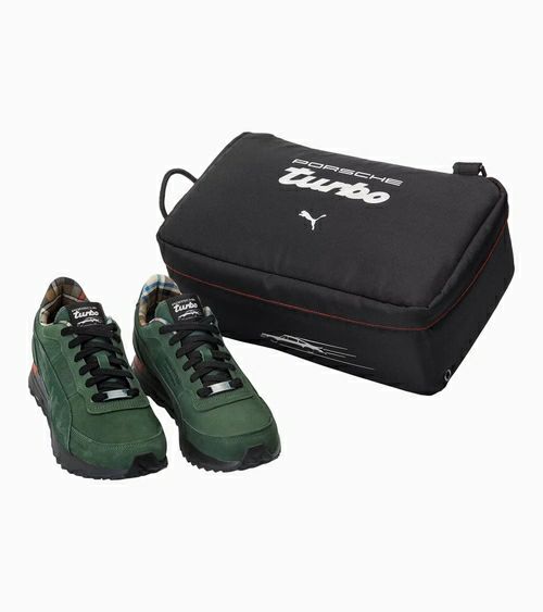 限定911足★ポルシェ 911 ターボ 50周年記念スニーカー グリーン