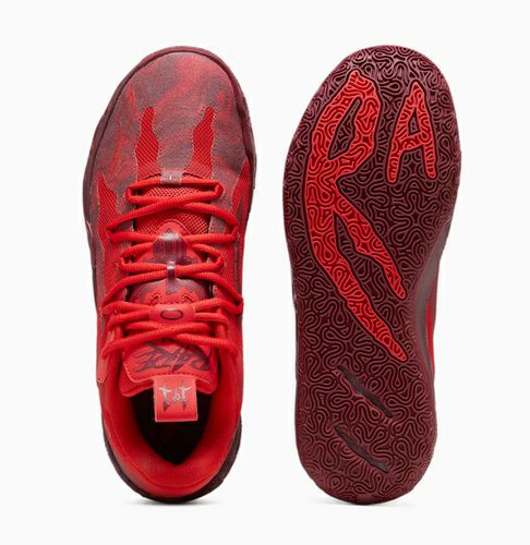 プーマ MB.03 Lo Team バスケットボールシューズ チームリーガルレッド