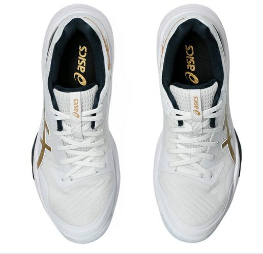 アシックス スカイ エリート FF 3 ホワイト ピュアゴールド レディース 2024