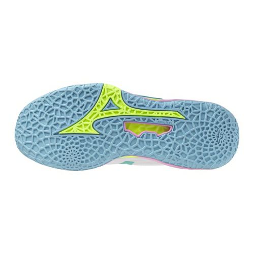 ミズノ ウエーブ ステルス ネオ 2 ホワイト ネオライム 2024