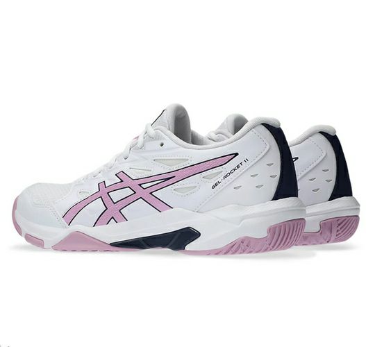 アシックス ゲルロケット 11 ホワイト ライトウベ レディース 2024