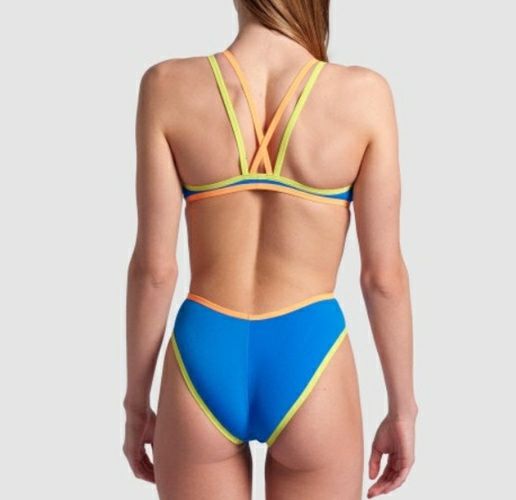 アリーナ One ダブルクロスバック ワンピース ブルーリバー 