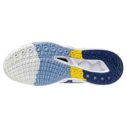 ミズノ ウエーブ ルミナス 3 ホワイト ベルウェザーブルー 2024