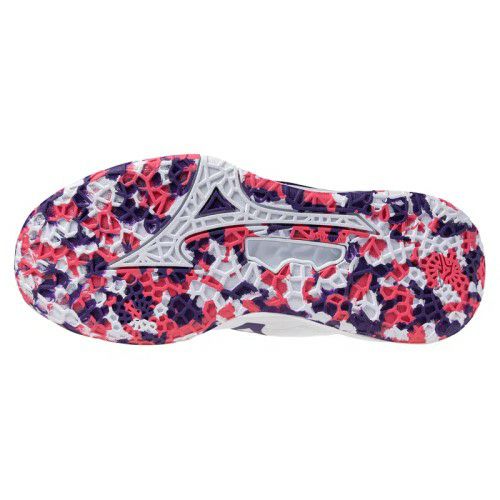 ミズノ ウエーブ ステルス ネオ 2 ホワイト バイオレットインディゴ レディース 2024