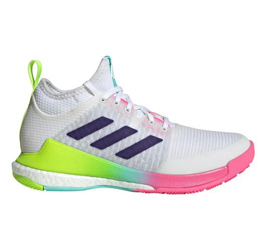 アディダス クレイジーフライト ミッドカット クラウドホワイト チームカレッジパープル 2025