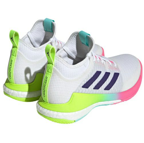 アディダス クレイジーフライト ミッドカット クラウドホワイト チームカレッジパープル 2025