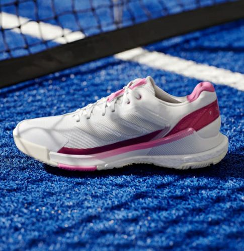 アディダス クレイジークイック BOOST パデル クラウドホワイト ルーシッドピンク 2025