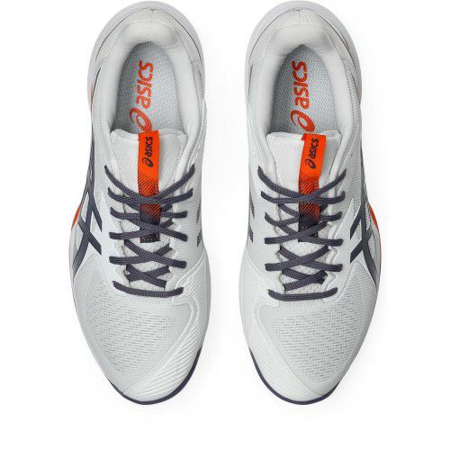 アシックス ソリューション スピード FF 3 クレーコート用 ホワイト グレイッシュパープル 2025