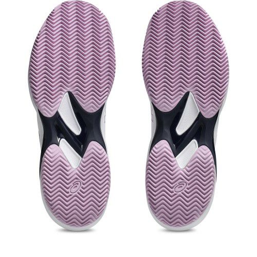 アシックス ソリューション スイフト FF 2 クレーコート用 ホワイト ウベ レディース 2025