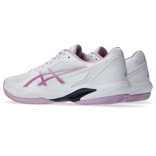 アシックス ソリューション スイフト FF 2 クレーコート用 ホワイト ウベ レディース 2025