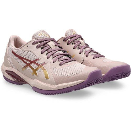 アシックス ソリューション スイフト FF 2 パデル ニュートラルピンク ピュアゴールド レディース 2025