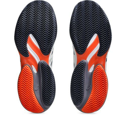 アシックス コート FF 3 クレーコート用 ホワイト グレイッシュパープル 2025