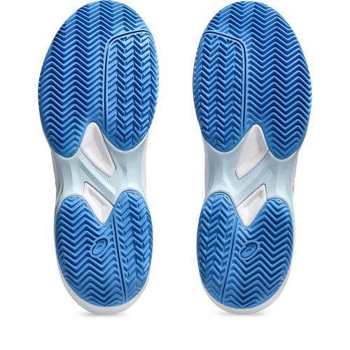 アシックス ゲーム FF クレーコート用 ホワイト ブルーコースト レディース 2025