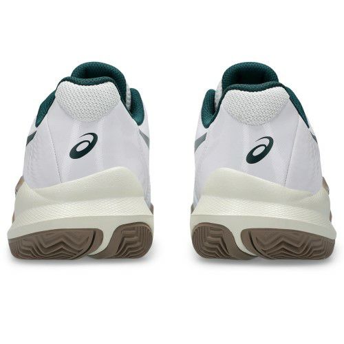 アシックス ゲルチャレンジャー 14 クレーコート用 ホワイト サクソングリーン 2025