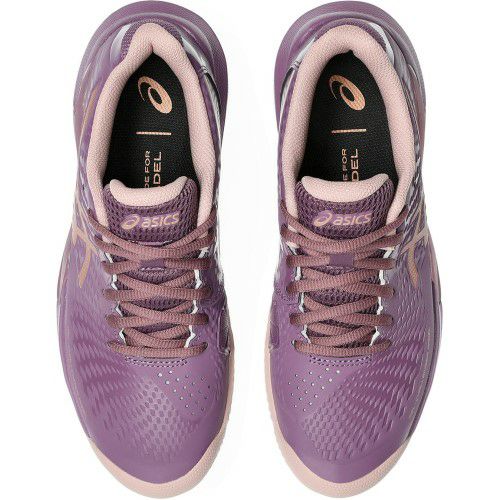 アシックス ゲルチャレンジャー 14 パデル ダークウベ ローズゴールド レディース 2025