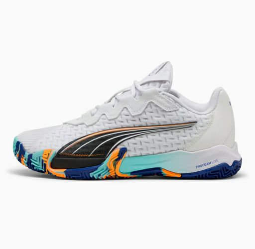プーマ NOVA エリート パデルシューズ プーマホワイト ビビッドブルー 2025