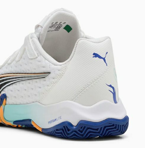 プーマ NOVA エリート パデルシューズ プーマホワイト ビビッドブルー 2025