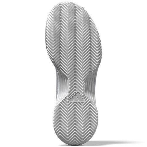 アディダス アバコート 2 クレーコート用 クラウドホワイト シルバーメタリック レディース 2025