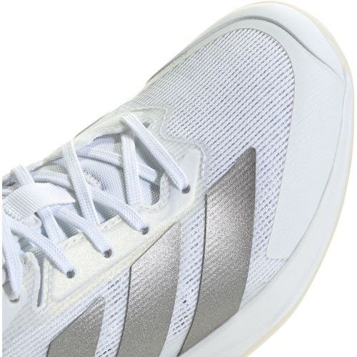 アディダス アディゼロ ウーバーソニック 5 オールコート用 クラウドホワイト シルバーメタリック レディース 2025