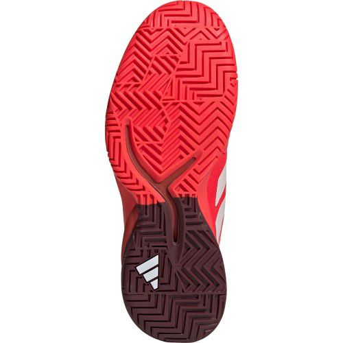 アディダス アディゼロ サイバーソニック 2 オールコート用 ルーシッドレッド クラウドホワイト 2025