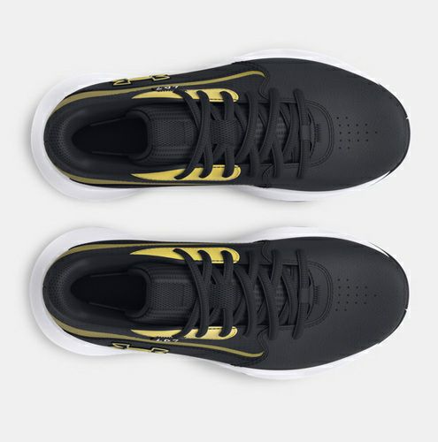 アンダーアーマー グレードスクール ロックダウン 7 ジュニア ブラック メタリックゴールド 2025