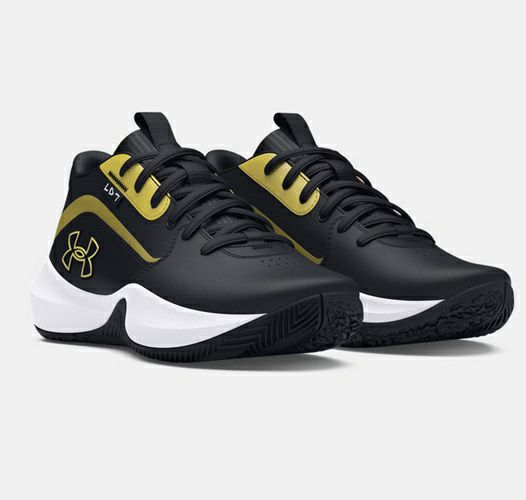 アンダーアーマー グレードスクール ロックダウン 7 ジュニア ブラック メタリックゴールド 2025