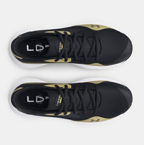 アンダーアーマー ロックダウン 7 Low ブラック メタリックゴールド 2025