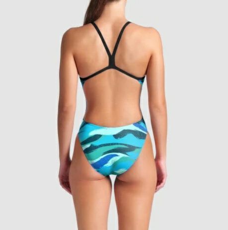 アリーナ グリーンウォーター ワンピーススイムスーツ 2025