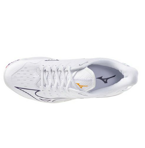 ミズノ ウエーブ レオパルダス ホワイト バイオレットインディゴ 2025