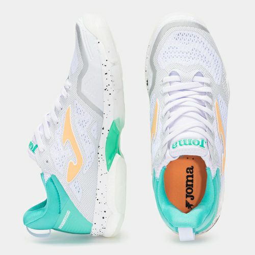 ホマ ブレストン 25 レディース ホワイト ターコイズ 2025