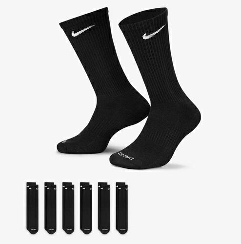 ナイキ Everyday Plus クッション トレーニング クルー ソックス 6足パック