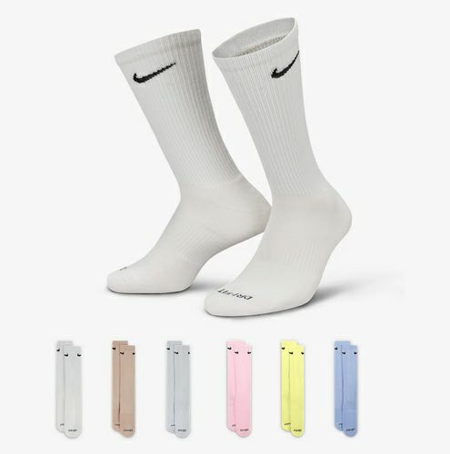 ナイキ Everyday Plus クッション トレーニング クルー ソックス 6足パック