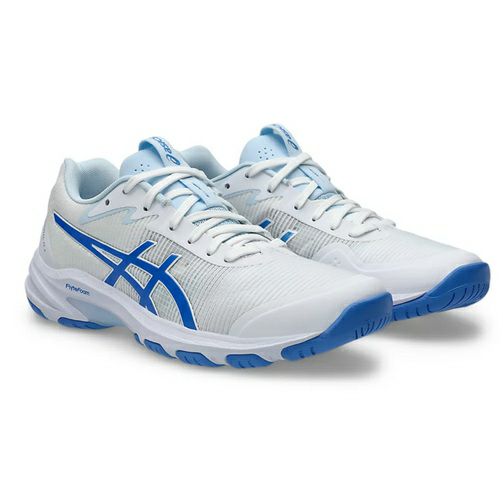 数量限定★アシックス ネットバーナー プロフェッショナル FF 4 ホワイト ブルーコースト レディース 2025