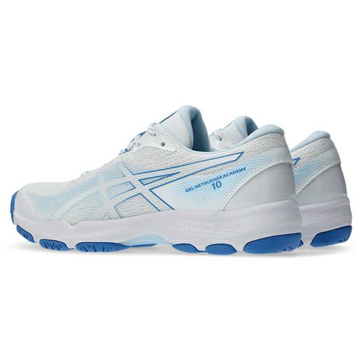 数量限定★アシックス ゲルネットバーナー アカデミー 10 ホワイト ライトブルー レディース 2025