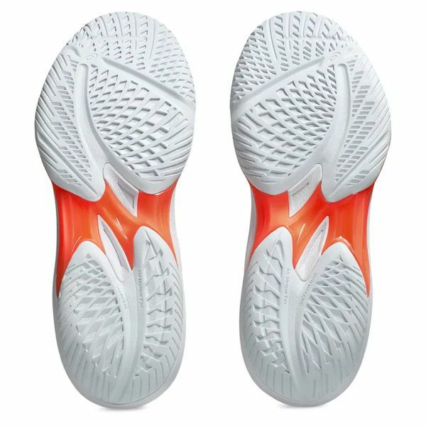 アシックス スカイ エリート FF 3 ホワイト ヴィヴィッドコーラル 2025