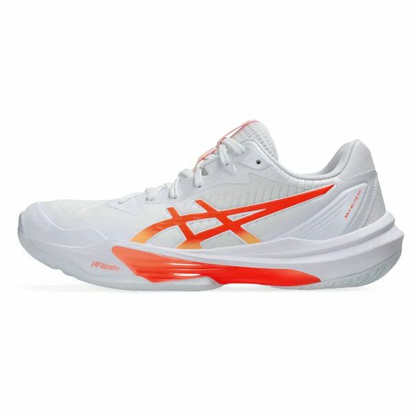 アシックス スカイ エリート FF 3 ホワイト ヴィヴィッドコーラル 2025