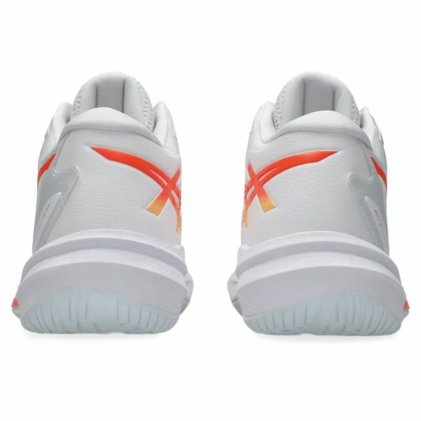 アシックス スカイ エリート FF 3 ミッドカット ホワイト ヴィヴィッドコーラル レディース 2025