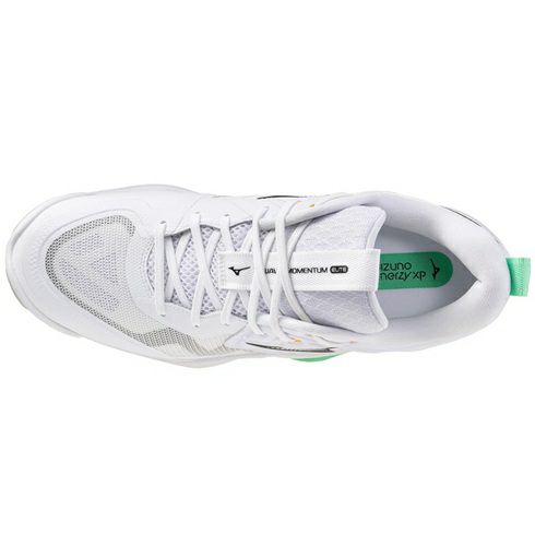 ミズノ ウエーブ モーメンタム エリート ホワイト フローズンエメラルド 2025