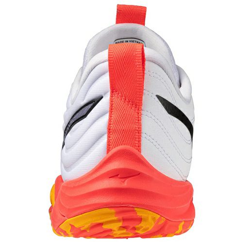 ミズノ ウエーブ モーメンタム エリート ホワイト フィアリーコーラル 2025