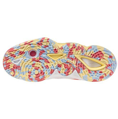 ミズノ ウエーブ モーメンタム エリート ホワイト カリプソコーラル レディース 2025