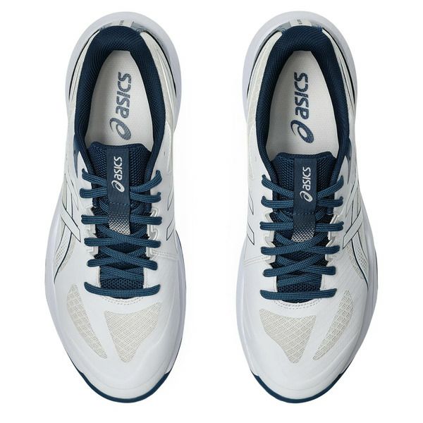 アシックス ゲルタクティック 13 ホワイト マコブルー 2025