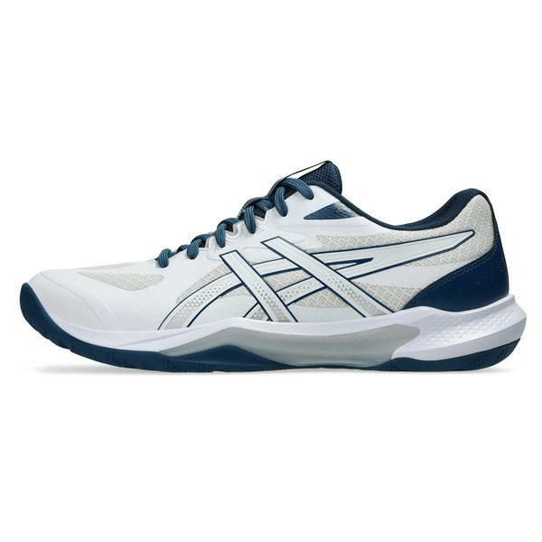 アシックス ゲルタクティック 13 ホワイト マコブルー 2025