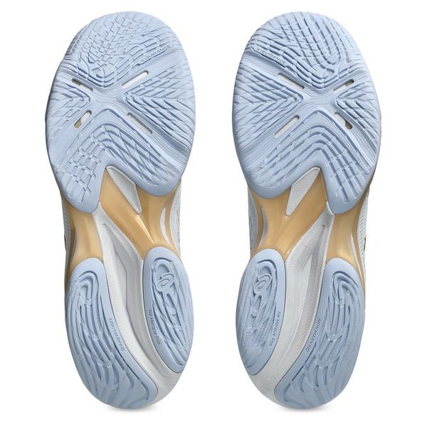 アシックス ネットバーナー バリスティック FF 4 ホワイト シャンパン レディース 2025